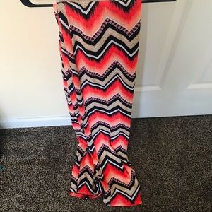Bobbie Brooks Chevron Maxi Skirt